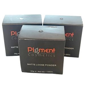 Pigment Cosmetics Matte Loose Powder Face Makeup Lot‎ of 3 NEW 1.05oz